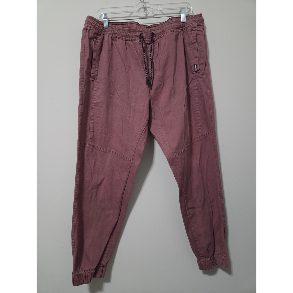 Tony Hawk Mens Jogger Pants XL Rose Mauve‎ Stretch Cotton HMP0926